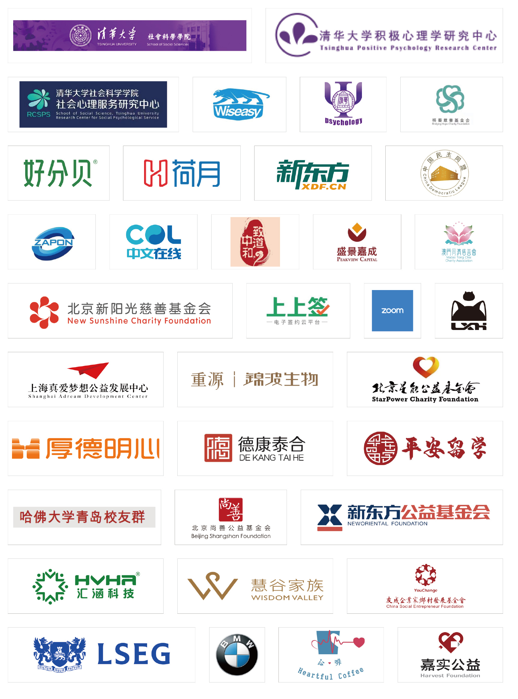 捐贈支持方 捐贈支持方